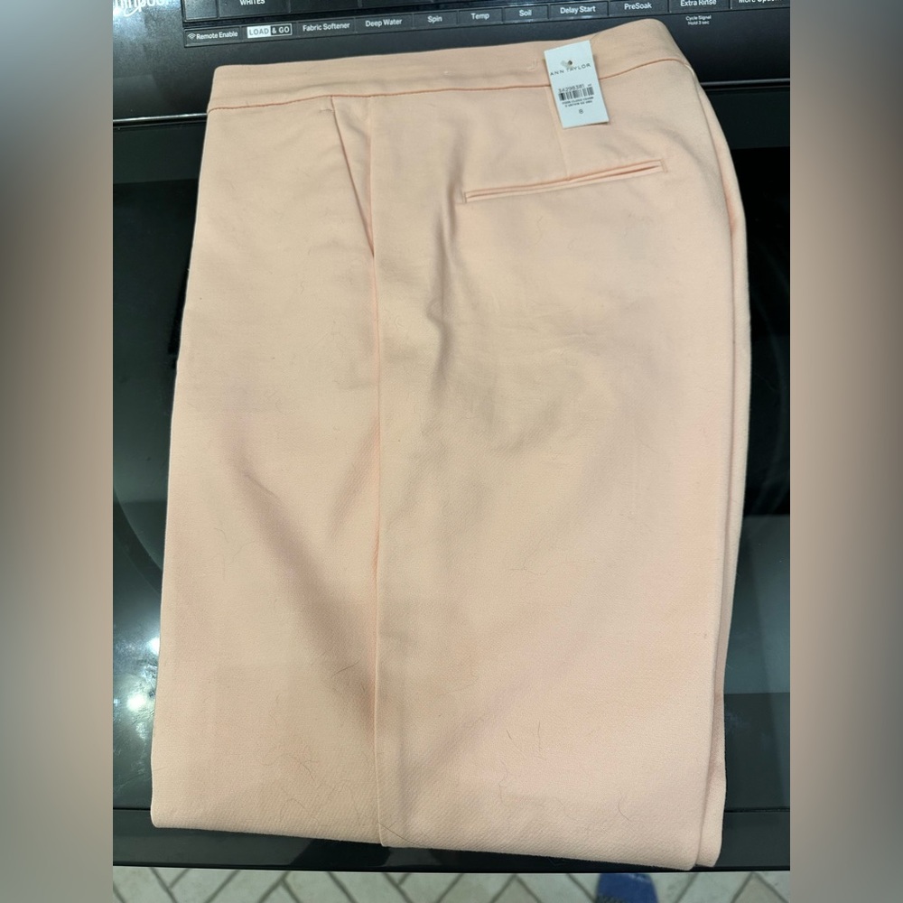 🌸🌼NWT Ann Taylor peach The Ankle Pant size 8